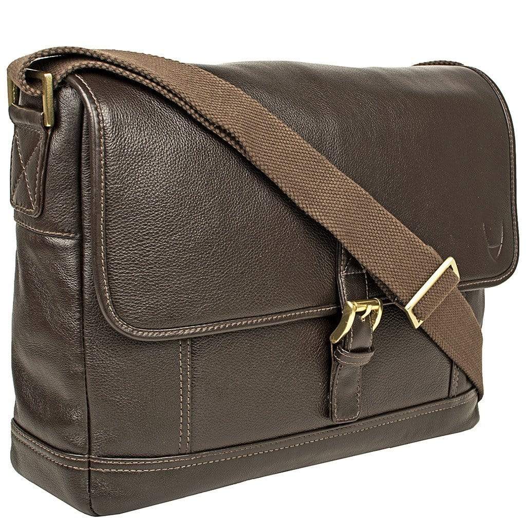 Hidesign Hunter Leather Messenger Bag