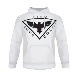 Men's Find Your Coast Hero White Triad Hoodie Sweatshirt
