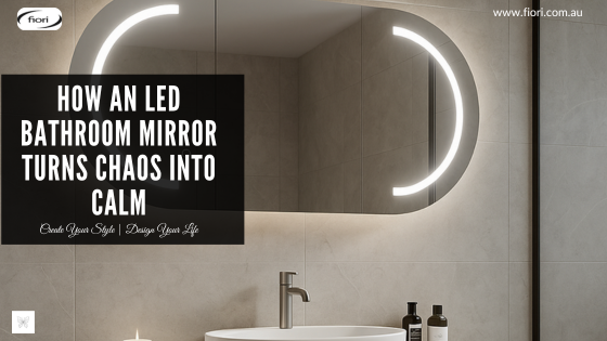 How an LED Bathroom Mirror Turns Chaos into Calm