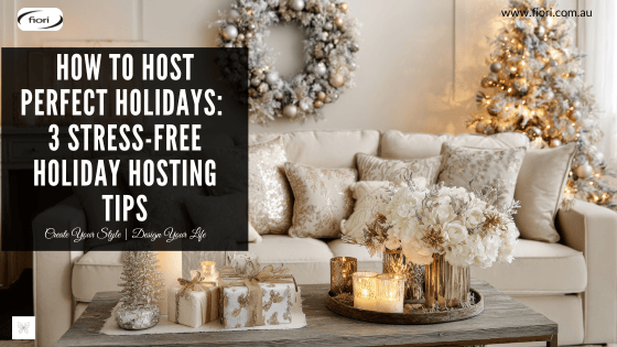 How to Host Perfect Holidays: 3 Stress-Free Holiday Hosting Tips