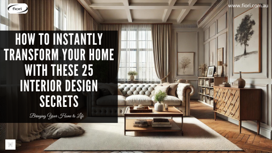 How to Instantly Transform Your Home with These 25 Interior Design Sec ...