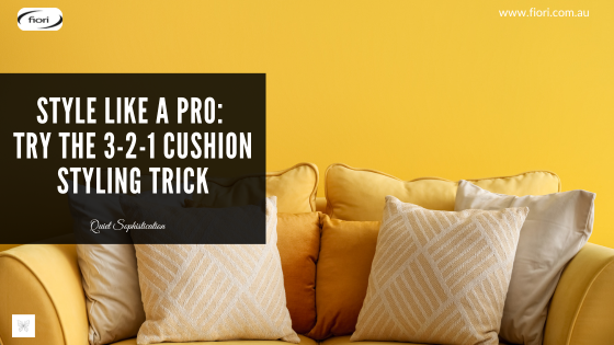 Style Like a Pro: Try the 3-2-1 Cushion Styling Trick