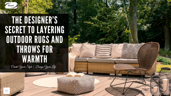 The Designer’s Secret to Layering Outdoor Rugs and Throws for Warmth