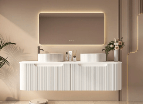 1500mm Wall-Hung Cabinet - Matt White