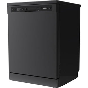 60cm Black Freestanding Dishwasher with Extra Dry & LED Interior