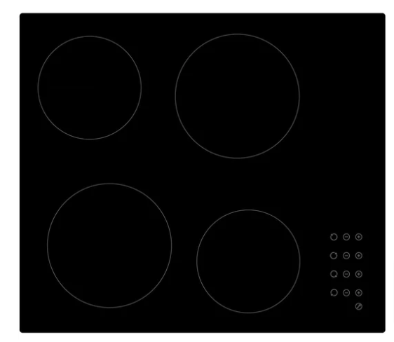 60cm Kitchen Appliance Package with Ceramic Cooktop