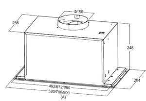 60cm Midea Kitchen Appliance Package with Induction Cooktop, Premium Oven & Inbuilt Hood
