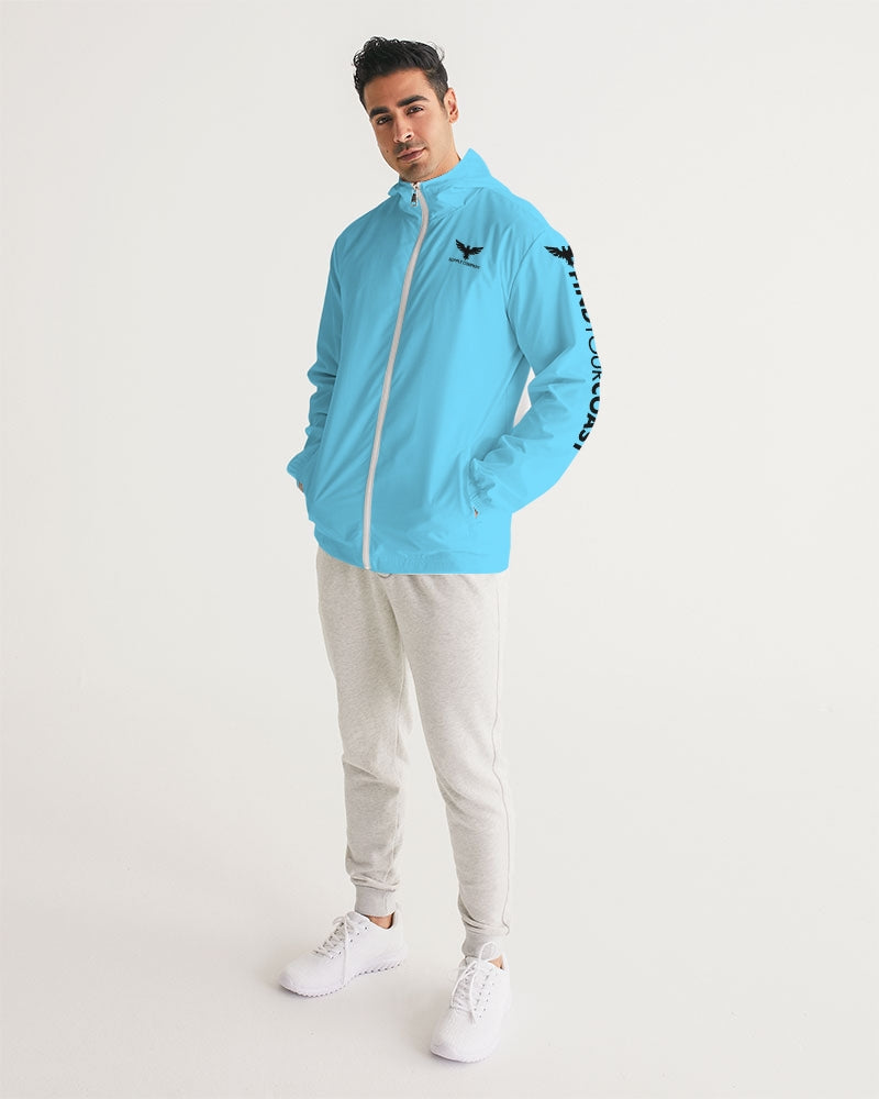 Men's FYC Water Resistant Lightweight Windbreaker