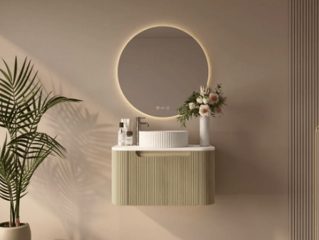 750mm Wall-Hung Cabinet - Bur Oak