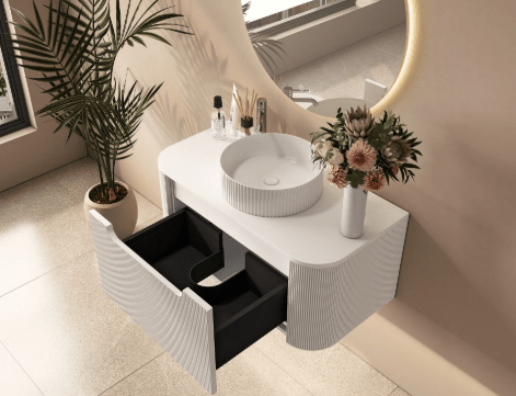 750mm Wall-Hung Cabinet - Matt White