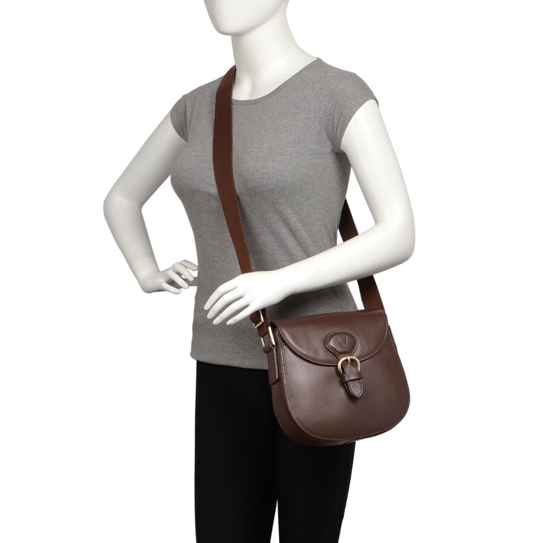 Hidesign Petra Leather Crossbody Bag