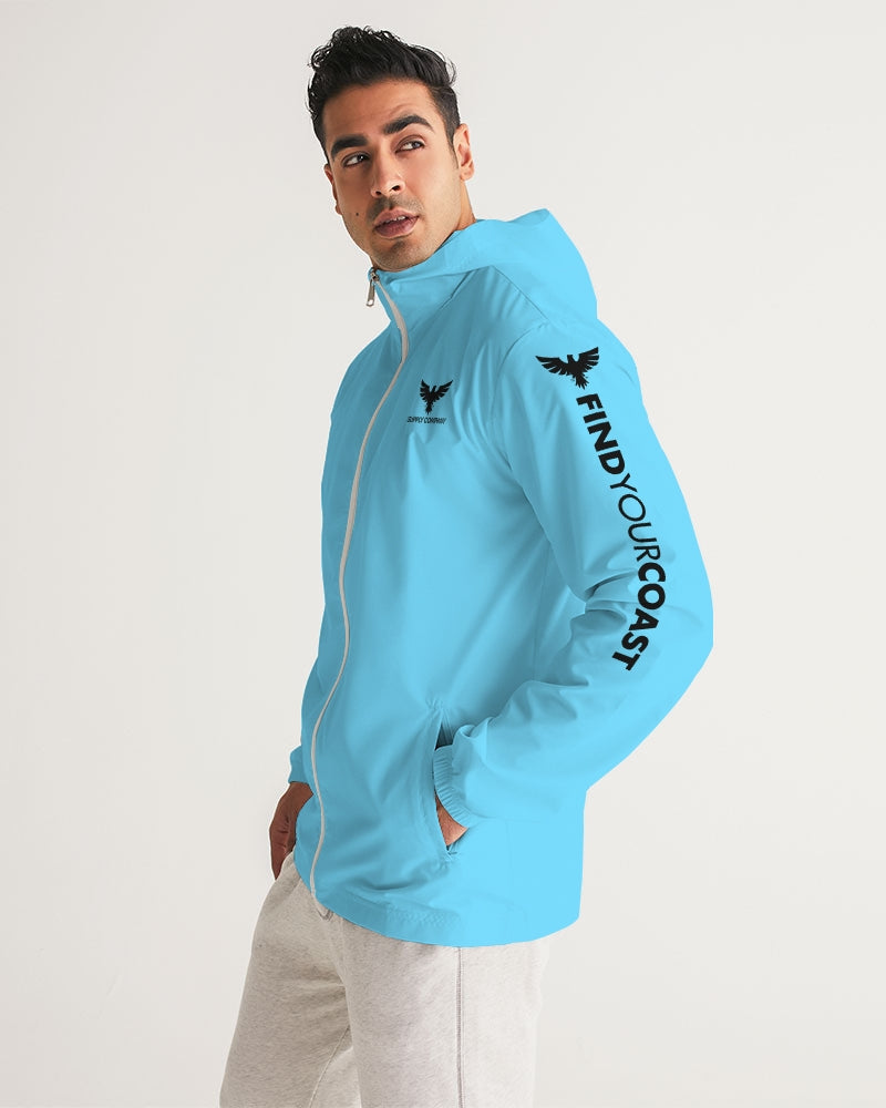Men's FYC Water Resistant Lightweight Windbreaker