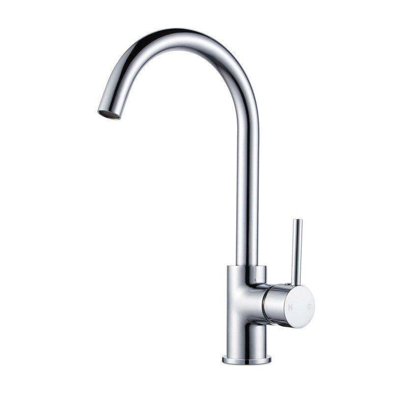 Chrome Standard Gooseneck Kitchen Mixer Tap