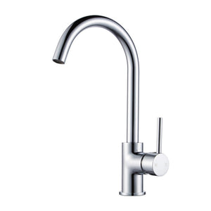 Chrome Standard Gooseneck Kitchen Mixer Tap