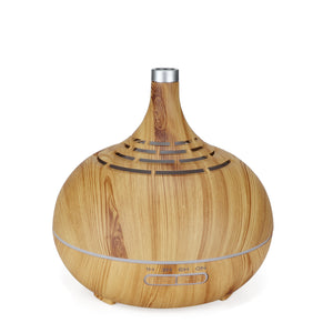 Wood Grain Ultrasonic Cool Mist & Essential Oil Aromatherapy Diffuser