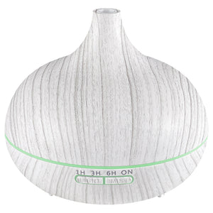 Wood Grain Ultrasonic Essential Oil Diffuser with Remote
