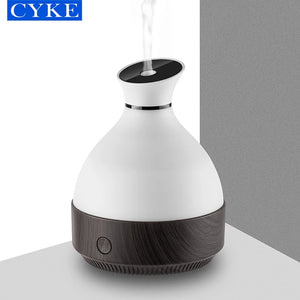 CYKE Luxury Wood Grain Aroma Diffuser with Ambient Light