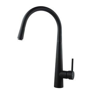 Matte Black Pull Out Kitchen Mixer Tap