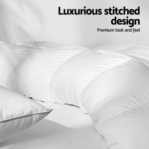 Giselle Bedding 800GSM Goose Down Feather Quilt Queen