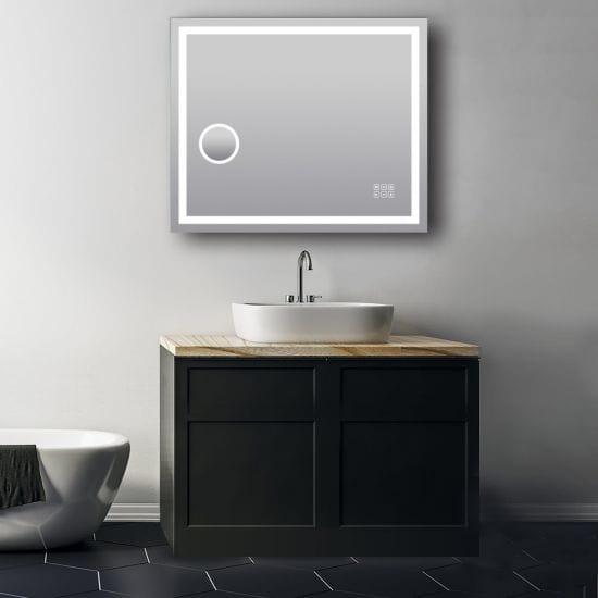 Bathroom Mirror - LED Light and Magnifier