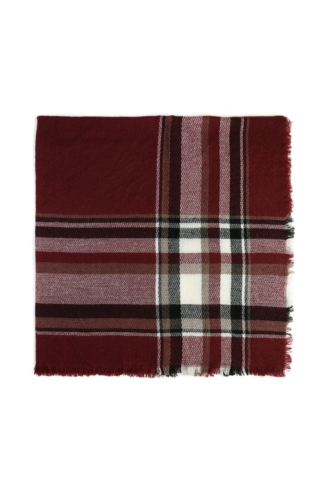 Blanket Fringed Scarf - Style 3