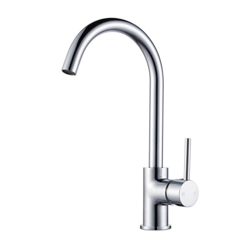 Chrome Standard Gooseneck Kitchen Mixer Tap