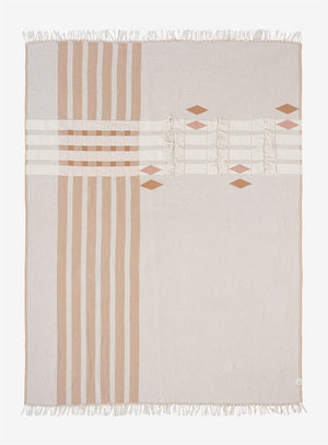 Cotton Boho Sofa Throw Blanket