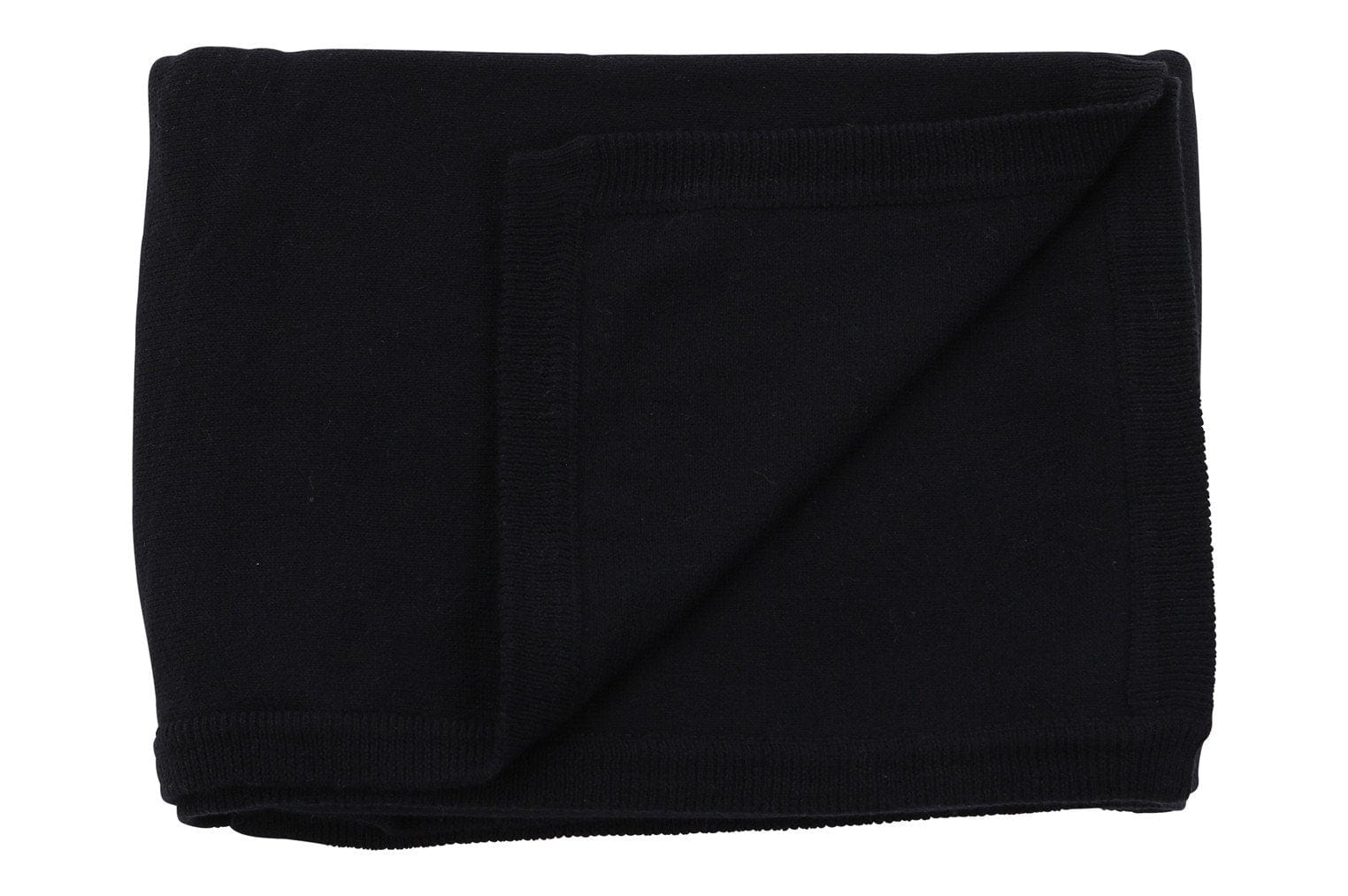 Cotton Cashmere Navy Blanket