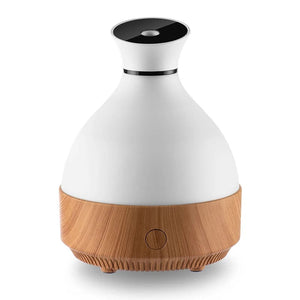 CYKE Luxury Wood Grain Aroma Diffuser with Ambient Light