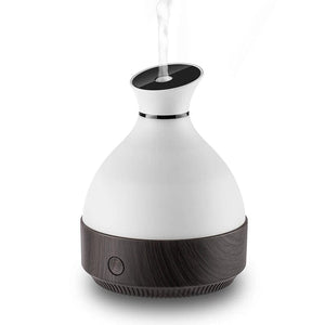 CYKE Luxury Wood Grain Aroma Diffuser with Ambient Light