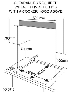 Daniela 60cm Gas on Glass Cooktop - DAN60GTG