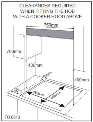 Daniela 70cm Gas on Glass Cooktop - DAN70GTG