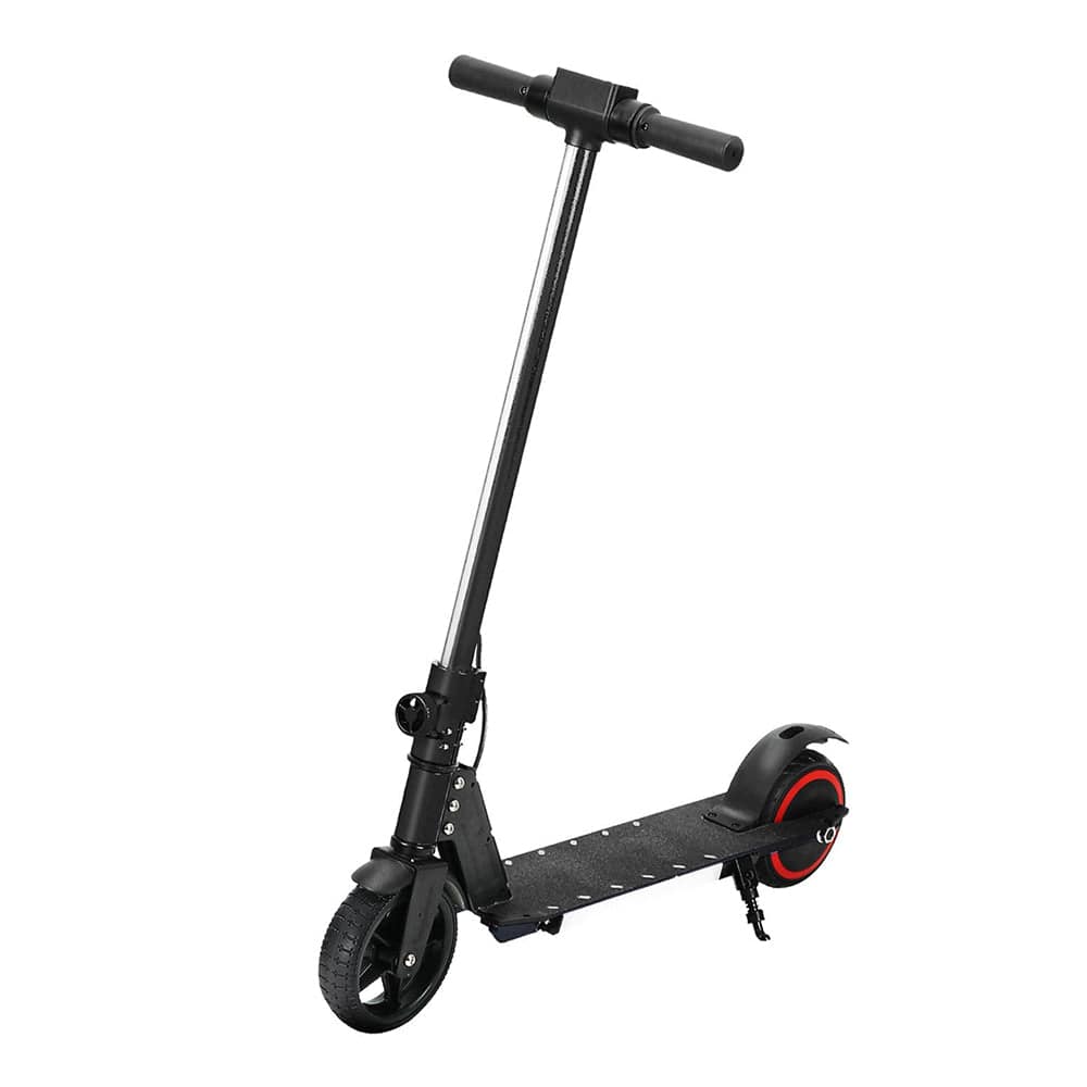 Electric Scooter 130W 16KM/H LED Light Folding Portable Riding Commuter Black