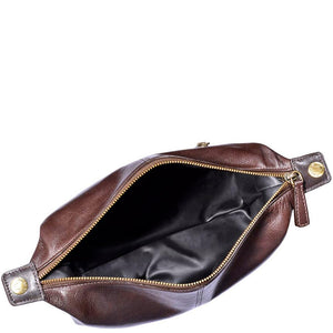 Hidesign Charles Leather Travel Kit Brown