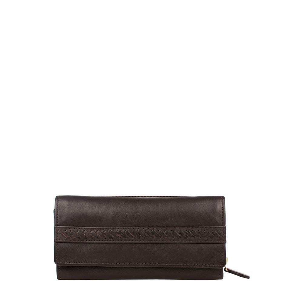 Hidesign Mina Leather Trifold Wallet