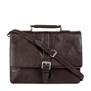 Hudson Men's Large Leather Briefcase