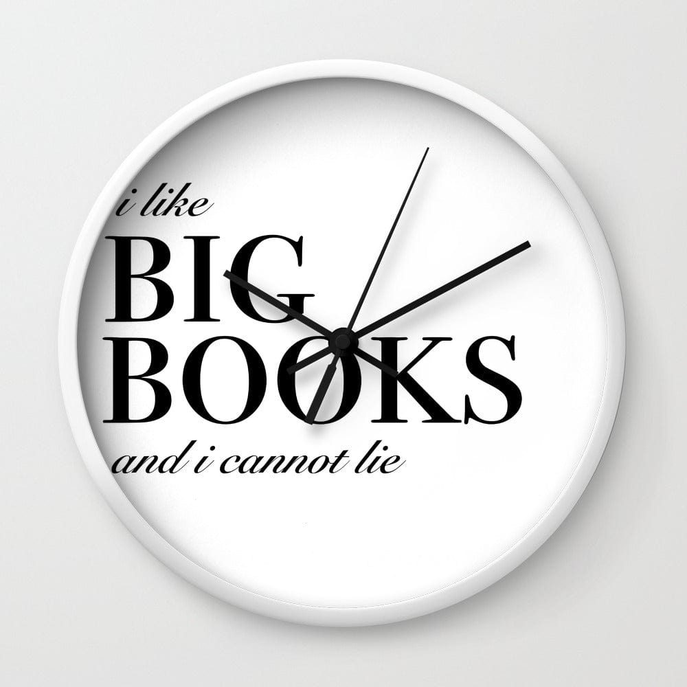 I Like Big Books Wall Clock