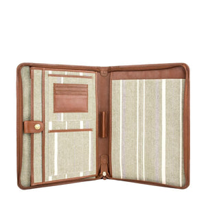IMG iPad Leather Portfolio/Padfolio With Handmade Paper Notebook
