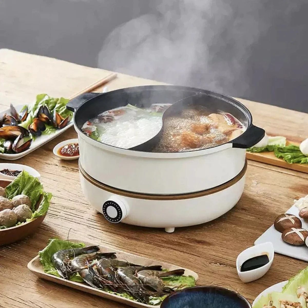 Induction Cooker with Hot Pot