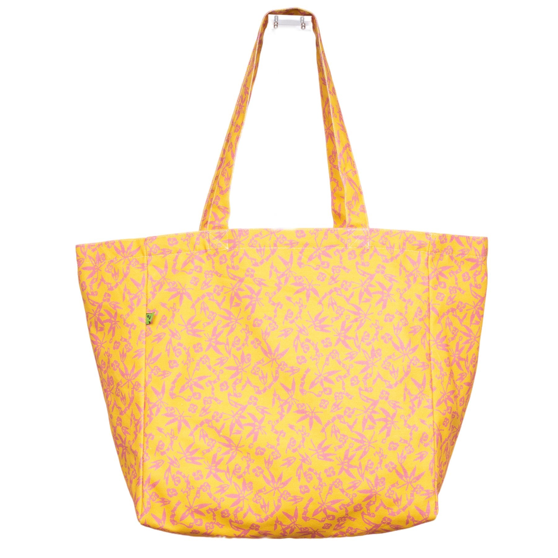 Lotus Keep-'Em-Separated Cotton Canvas Tote Bag