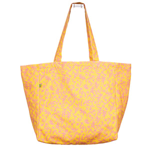 Lotus Keep-'Em-Separated Cotton Canvas Tote Bag