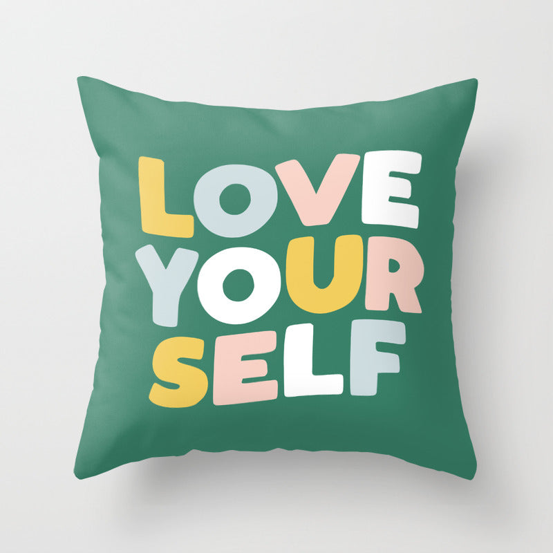 Love Yourself Throw Pillow