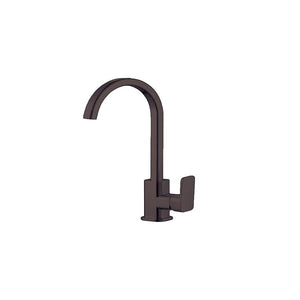 Matte Black Gooseneck Kitchen Mixer Tap