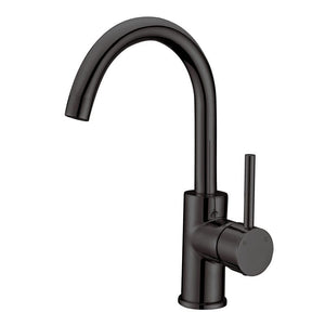 Matte Black Gooseneck Kitchen Mixer Tap
