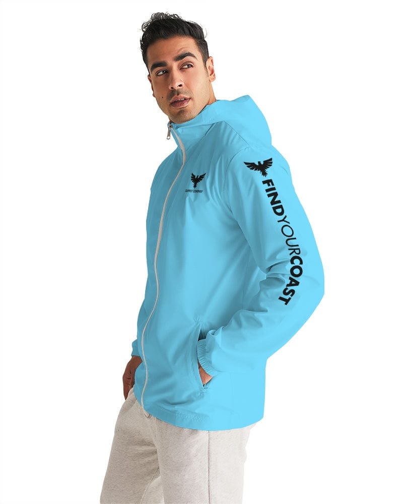 Men's FYC Water Resistant Lightweight Windbreaker