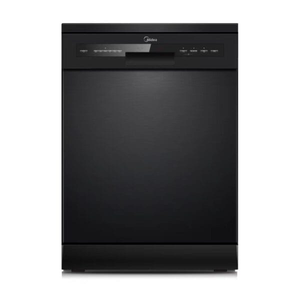 Midea - 60cm Freestanding Black Dishwasher
