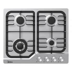 Midea - Gas Cooktop 60cm Stainless Steel