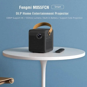 Mini TV Projector Dice + Rollable Fresnel Screen