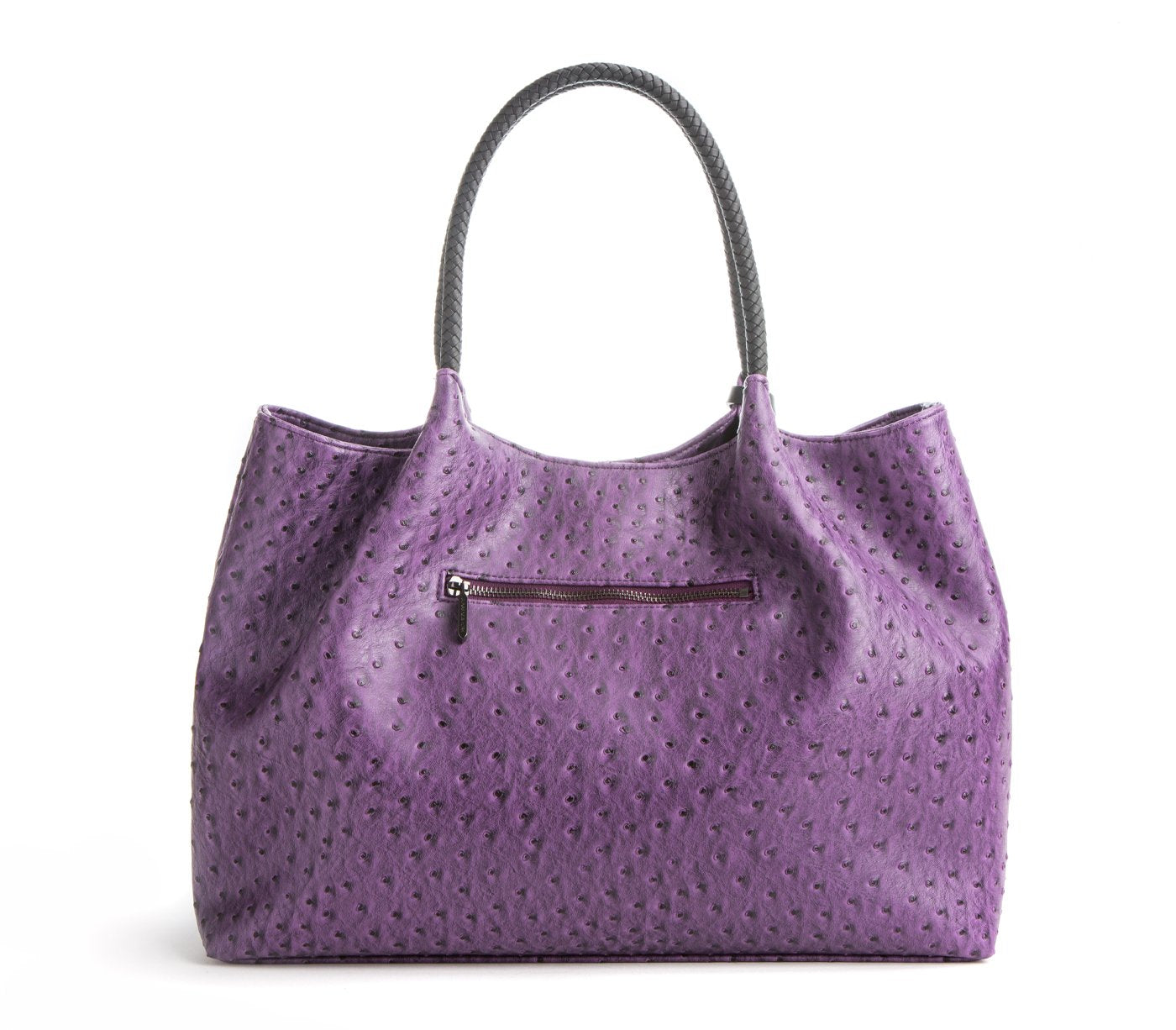 Naomi - Purple Vegan Leather Tote Bag