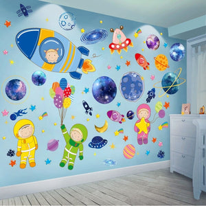 Outer Space Planets Wall Sticker